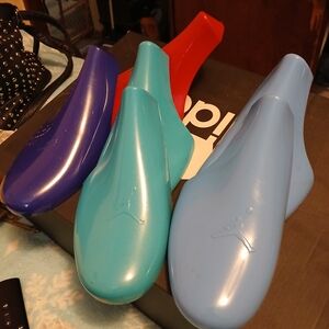 Jordan Shoe Trees in Blue, Teal, and Red